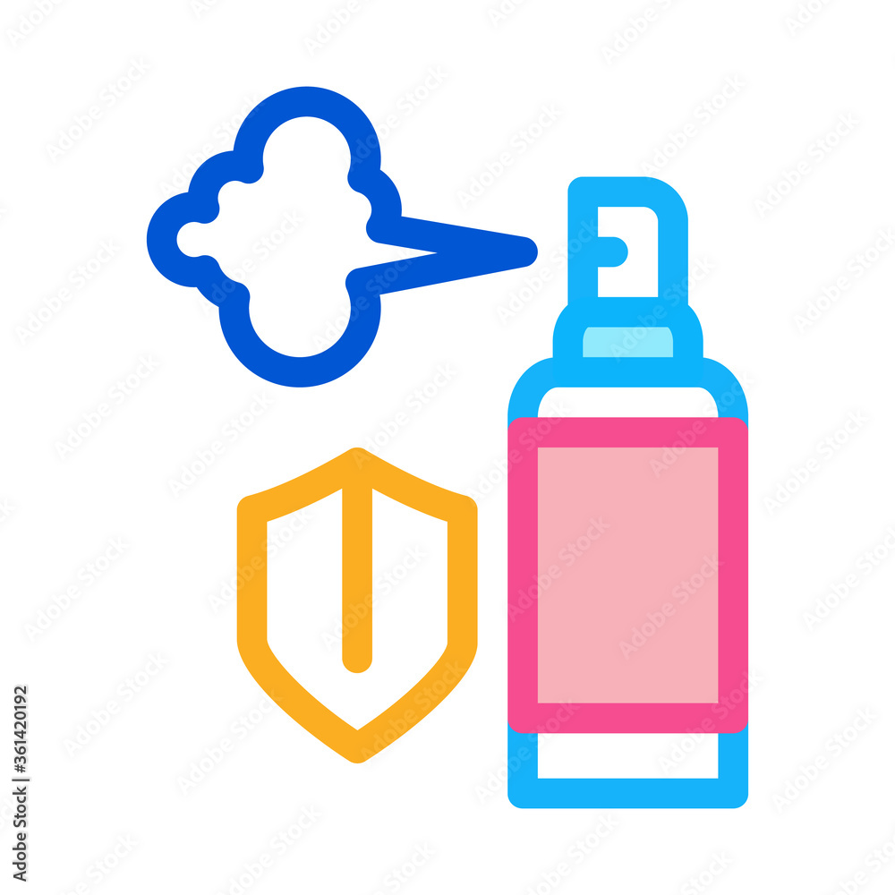 aroma spray bottle icon vector. aroma spray bottle sign. color symbol illustration aroma spray bottle icon vector. aroma spray bottle sign. color symbol illustration