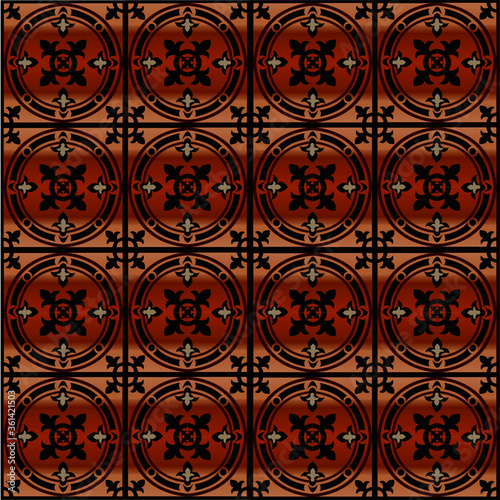 seamless vintage wallpaper