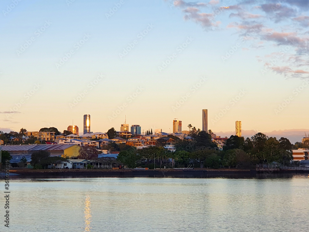 Brisbane City from Hamilton