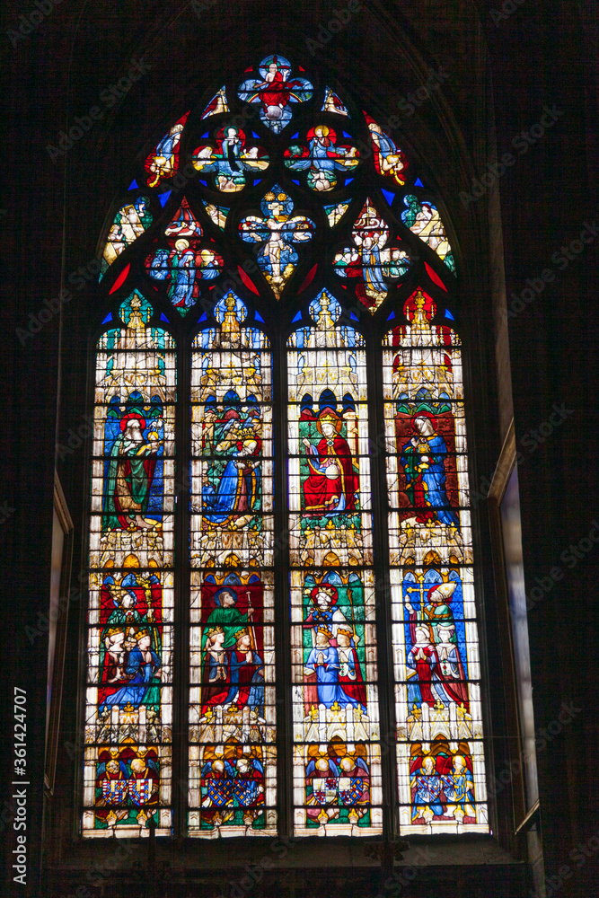 Stained glass Canterbury Cathedral