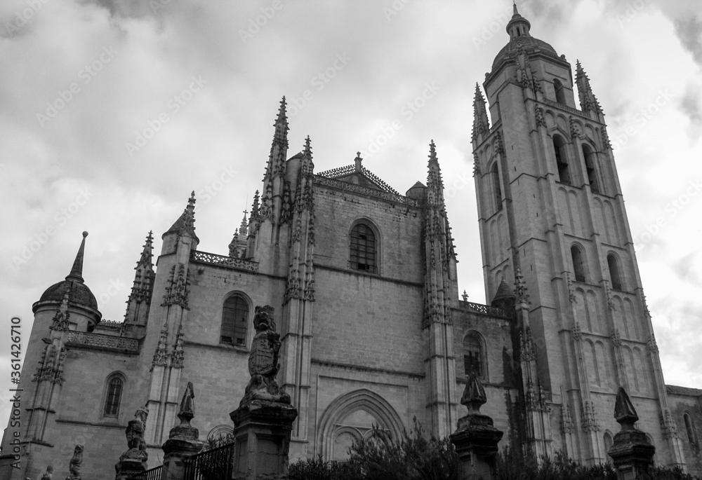 Segovia Cathedral is the Gothic-style Roman Catholic cathedral located in the main square (Plaza Mayor) of the city of Segovia