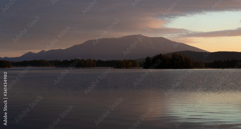 Mountain Lake at Sunrise