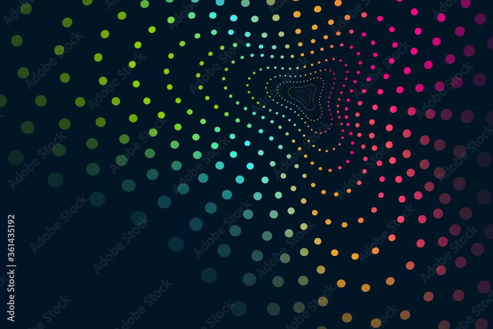 Music pattern background, vector. Abstract modern music background for fest flyer, wallpaper, backdrop and surface. Creative colorful dots pattern. Abstract design concept. Vector illustration