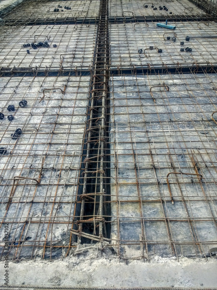 Fototapeta premium construction of a building