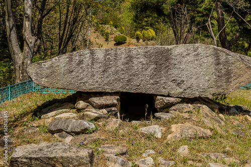 Large boulder covering burial camber photo