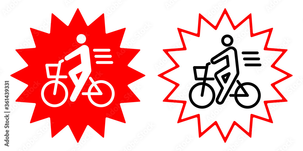 自転車マナーのベクターアイコンイラスト素材自転車保険 Stock Vector Adobe Stock