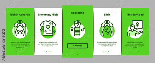 Lgbt Homosexual Gay Onboarding Mobile App Page Screen Vector. Lgbt Community And Flag, Unicorn And Rainbow, Love Freedom And Marriage Color Illustrations