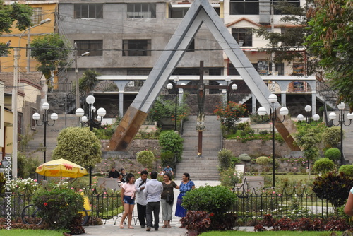 Paseo de la Fe, near the Plaza de Chosica photo