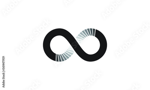 Infinity symbol icons vector illustration. Unlimited, limitless symbol, sign. Infinity icon
