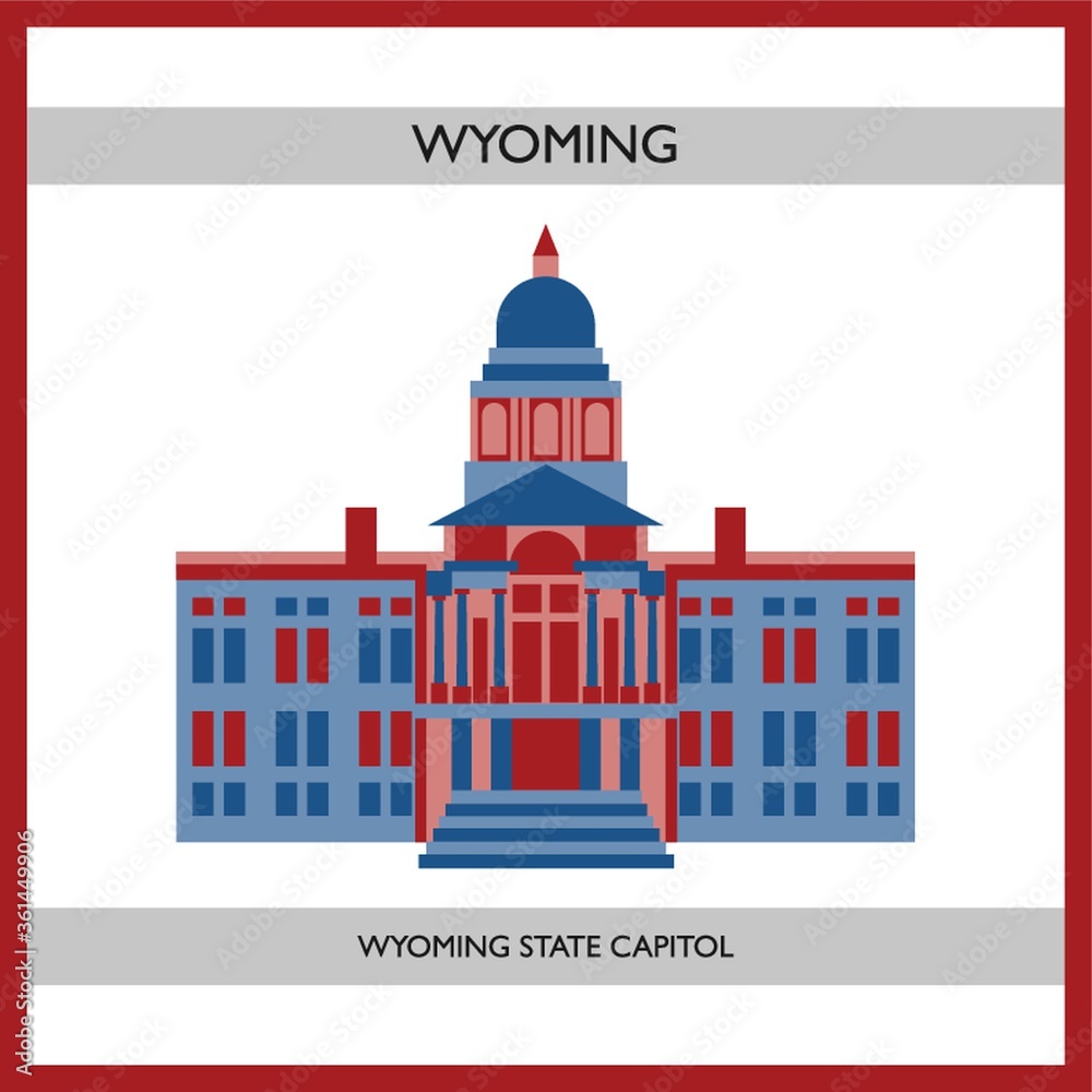Obraz premium Wyomingstatecapitol