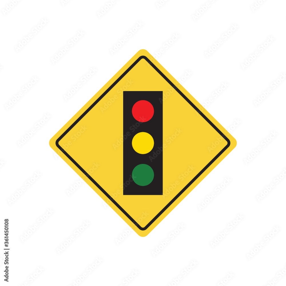 Traffic Lights Road Sign Stock Vector Adobe Stock traffic-lights-road-sign-stock-vector-adobe-stock