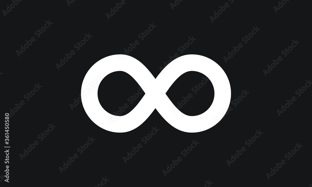 Fototapeta premium Infinity symbol icons vector illustration. Unlimited, limitless symbol, sign. Infinity icon