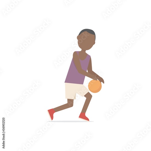 Boyplayingwithbasketball