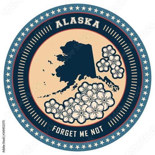 Alaska state label