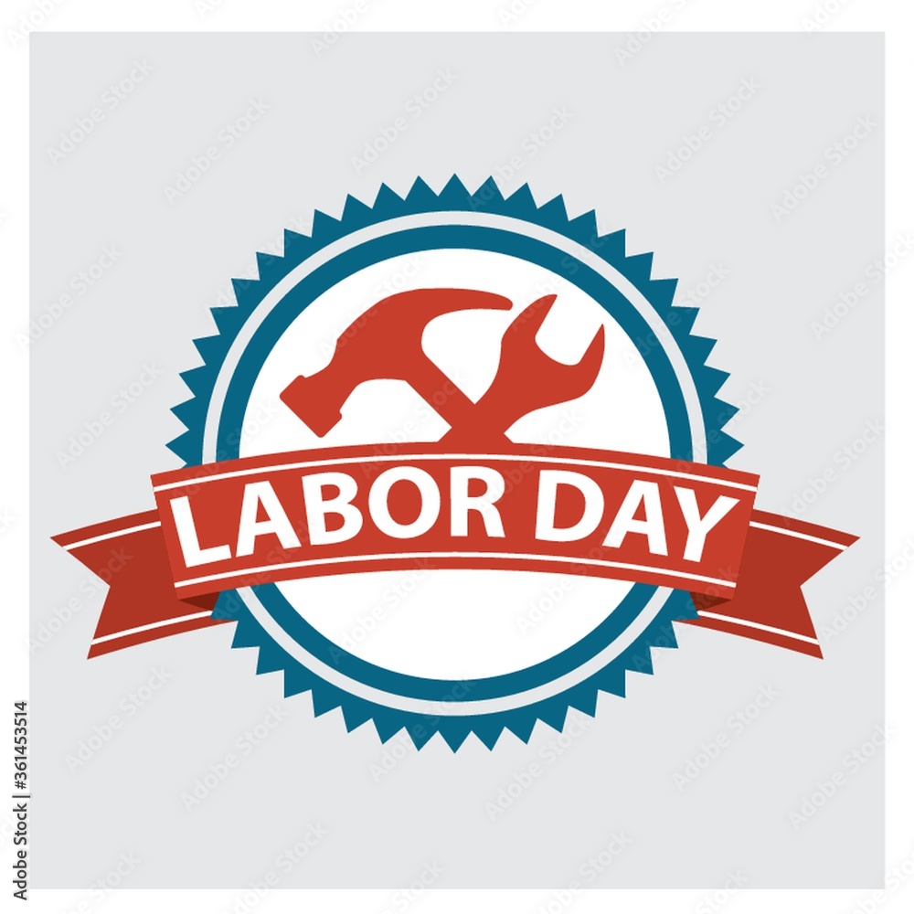 Obraz premium Labordaylabel