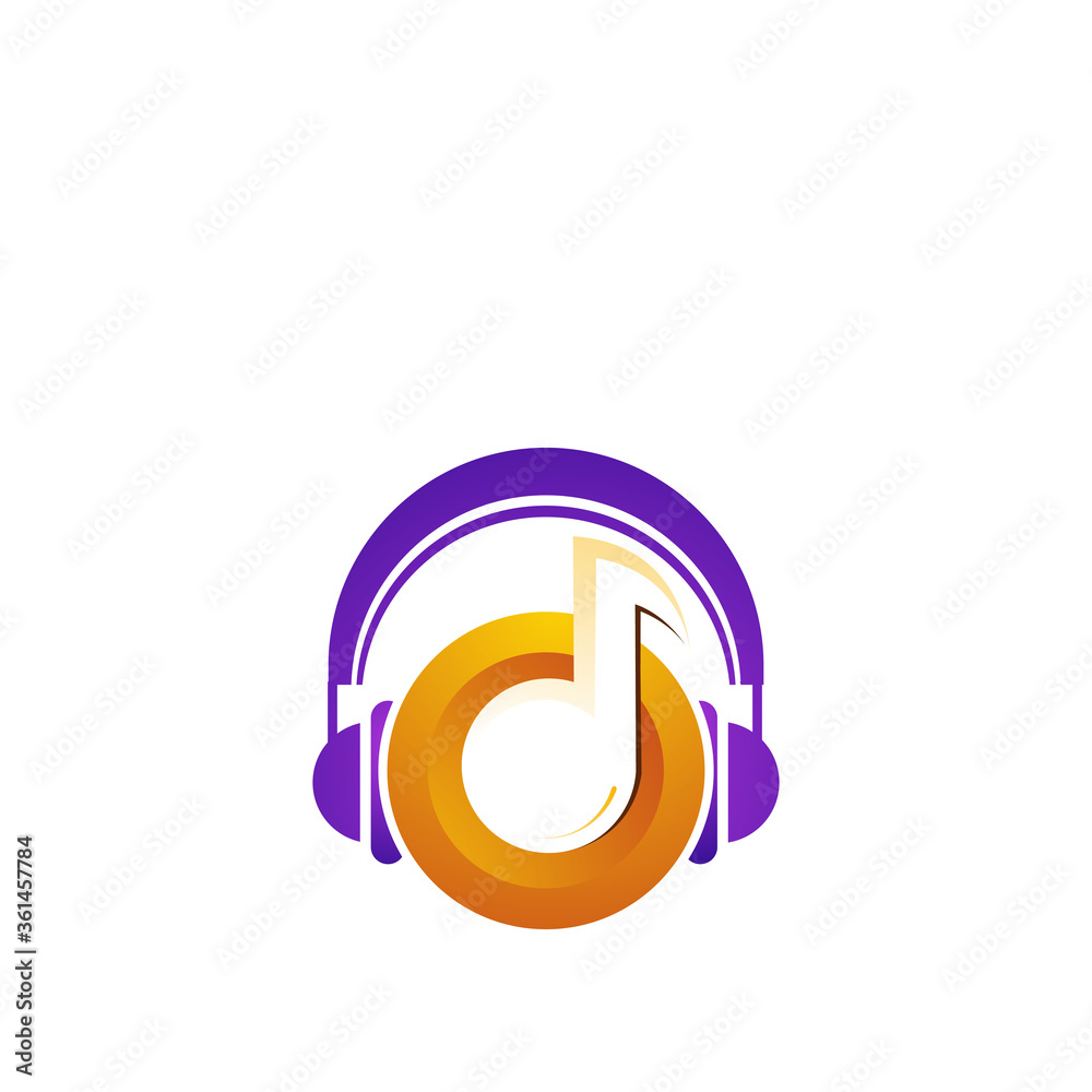Sound music logo design template Sound music logo design template