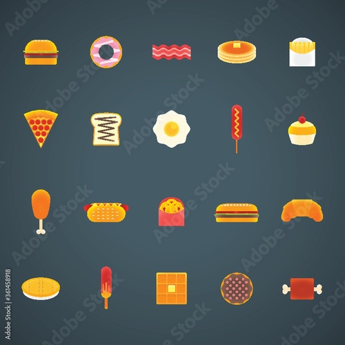 Collection of food