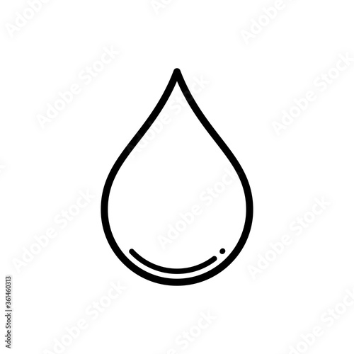 water drop icon vector design template