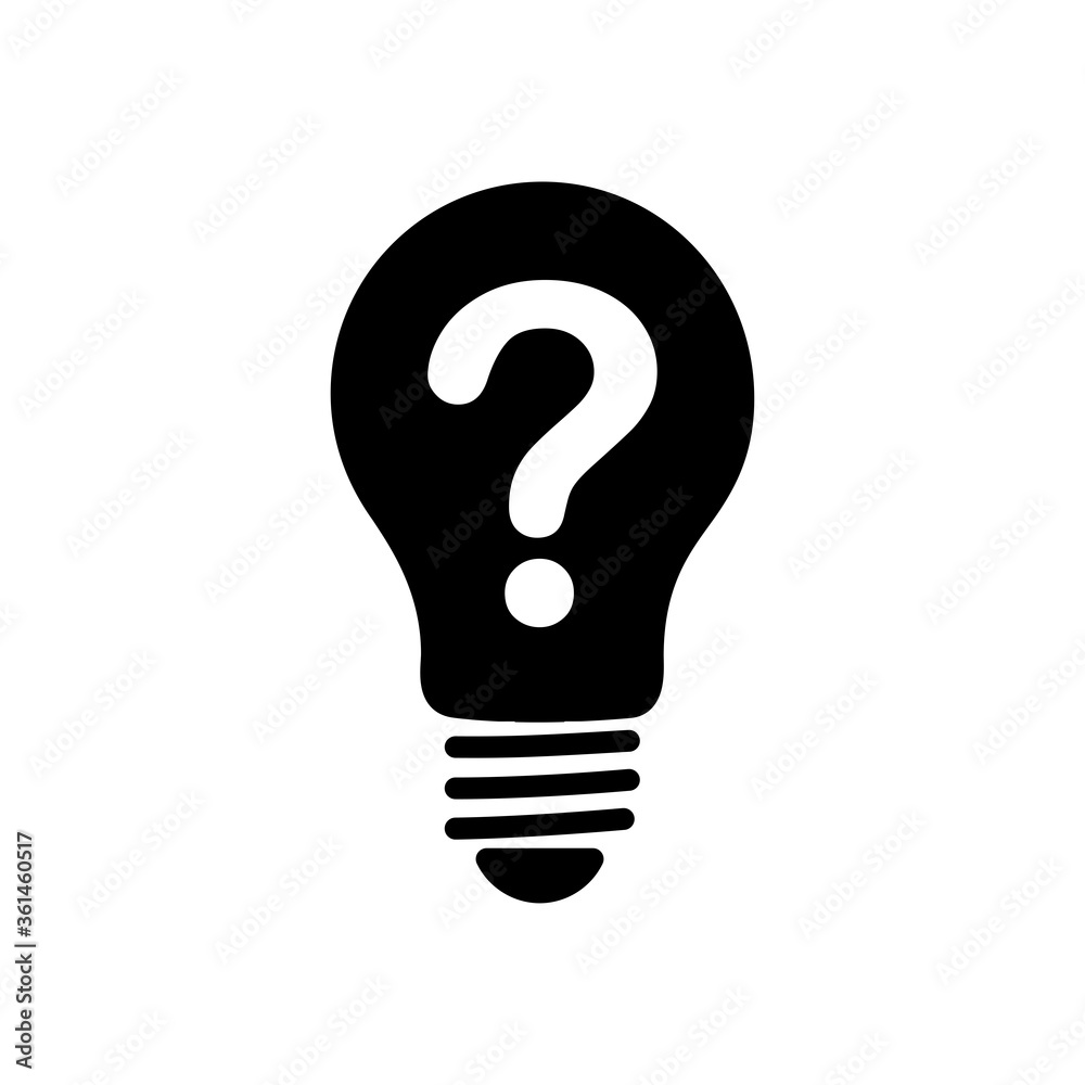 light bulb - idea icon vector design template