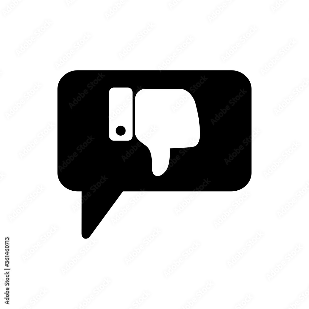 Fototapeta premium bubble speech - chat - feedback icon vector design template