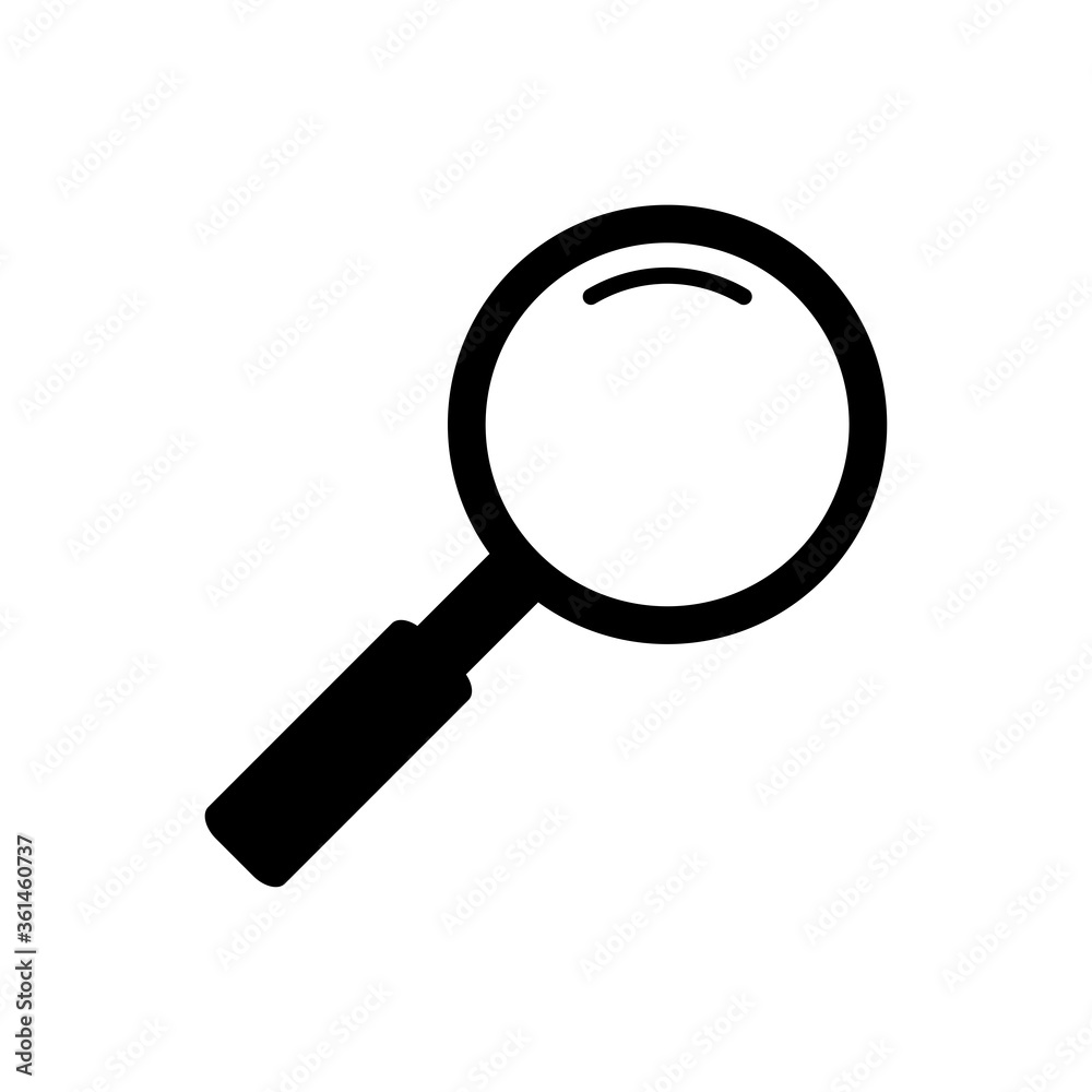 magnify - search icon vector design template magnify - search icon vector design template