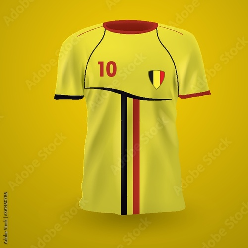 Belgium soccer jersey photo