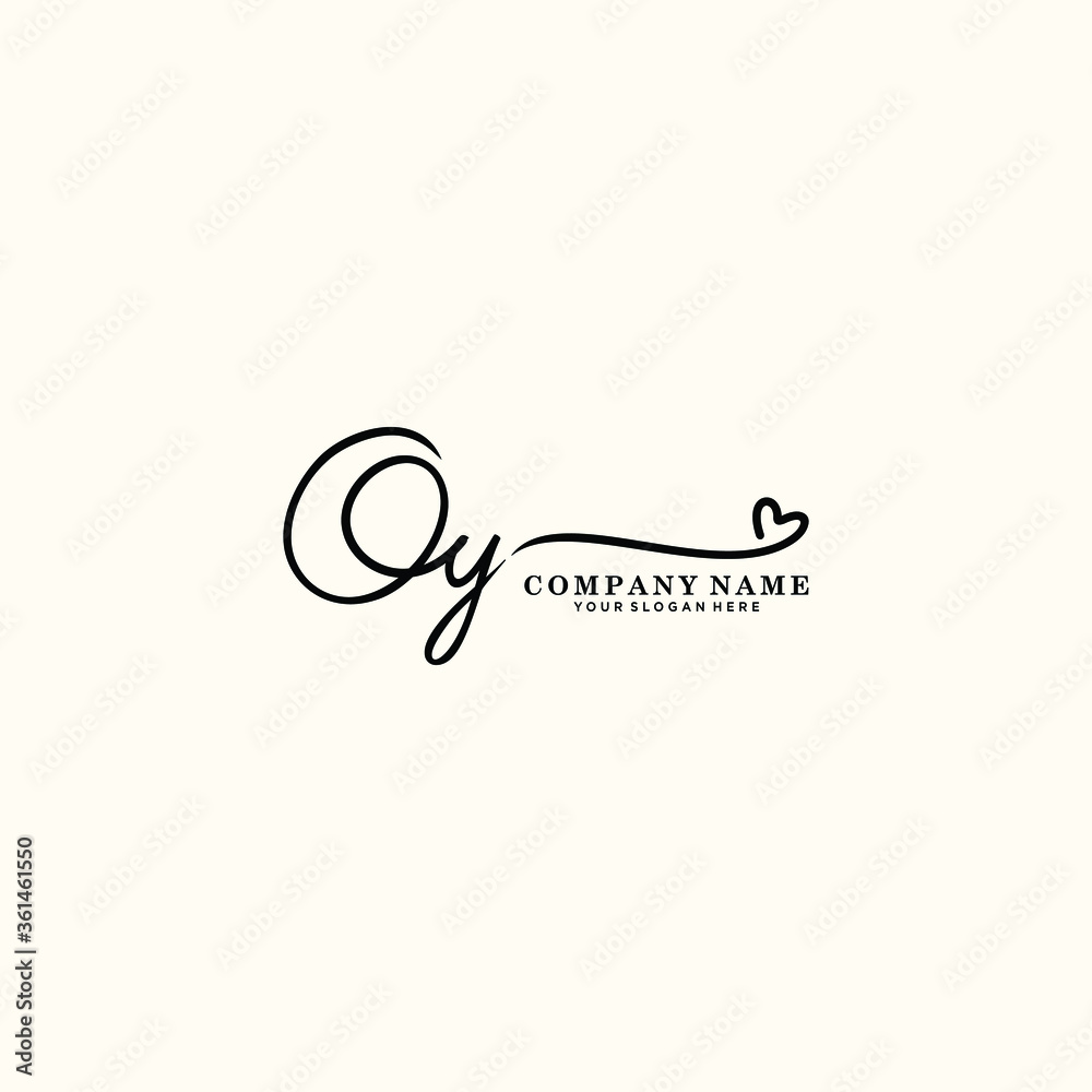 OY initials signature logo. Handwriting logo vector templates. Hand drawn Calligraphy lettering Vector illustration. OY initials signature logo. Handwriting logo vector templates. Hand drawn Calligraphy lettering Vector illustration.