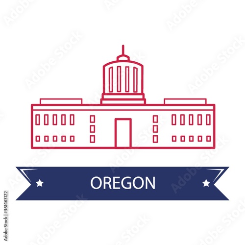 Oregon state capitol photo