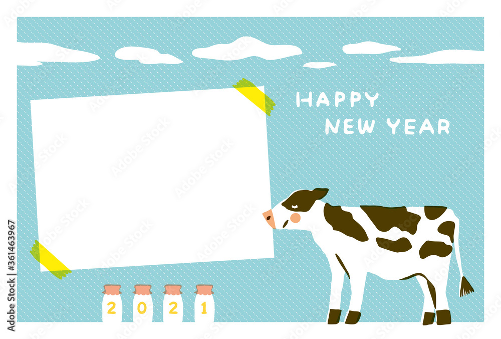 年賀状テンプレート21 フォトフレーム Stock Vector Adobe Stock 年賀状テンプレート21 フォトフレーム Stock Vector Adobe Stock