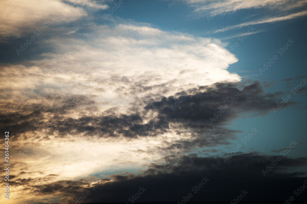 Fototapeta premium Desert Cumulonimbus Approach