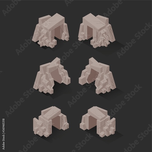 Isometric caves