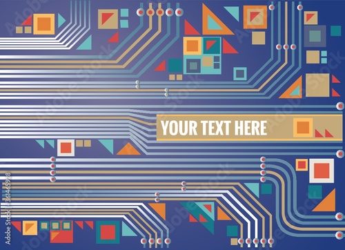 Circuit board background