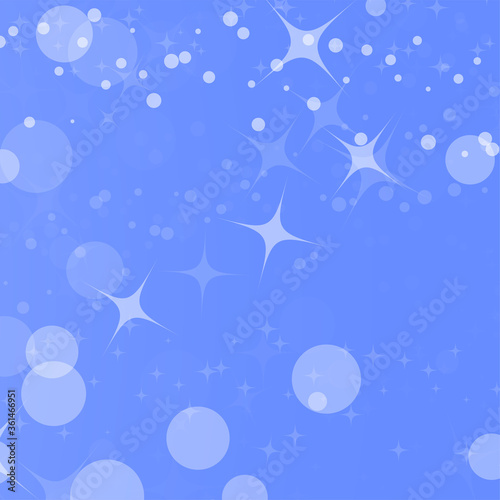 Fototapeta Naklejka Na Ścianę i Meble -  Colorful abstract background with circles and stars. Simple flat vector illustration.