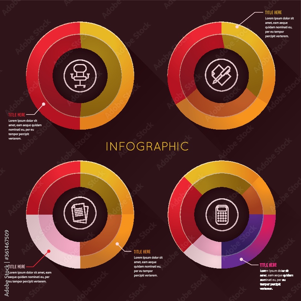 Infographic template design Infographic template design