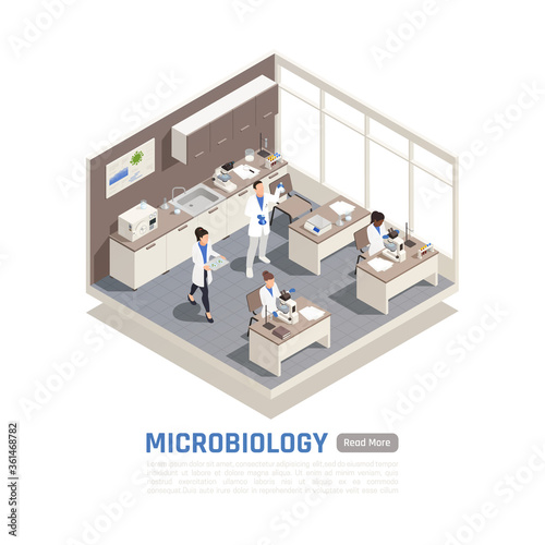 Microbiology Isometric Composition