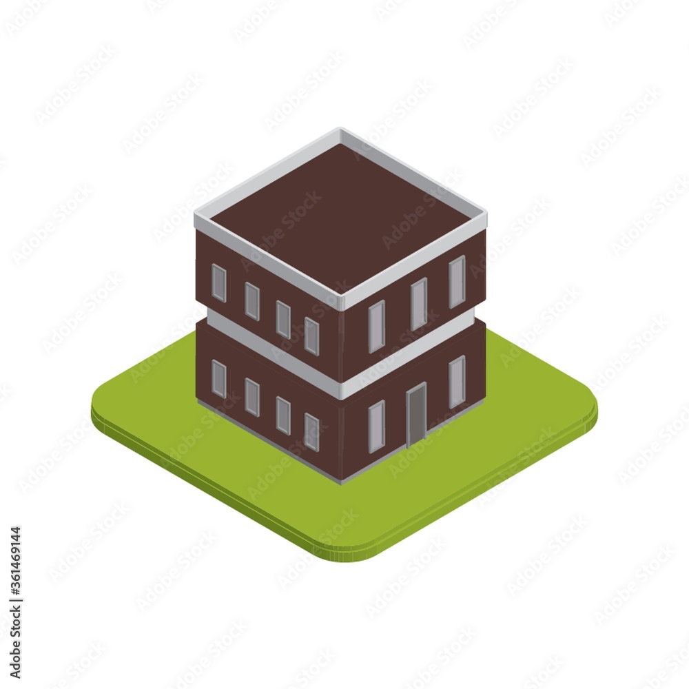 Isometric building