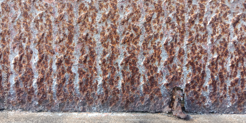 Old rust of zinc texture for background. Old dirty rusty of iron zinc ...