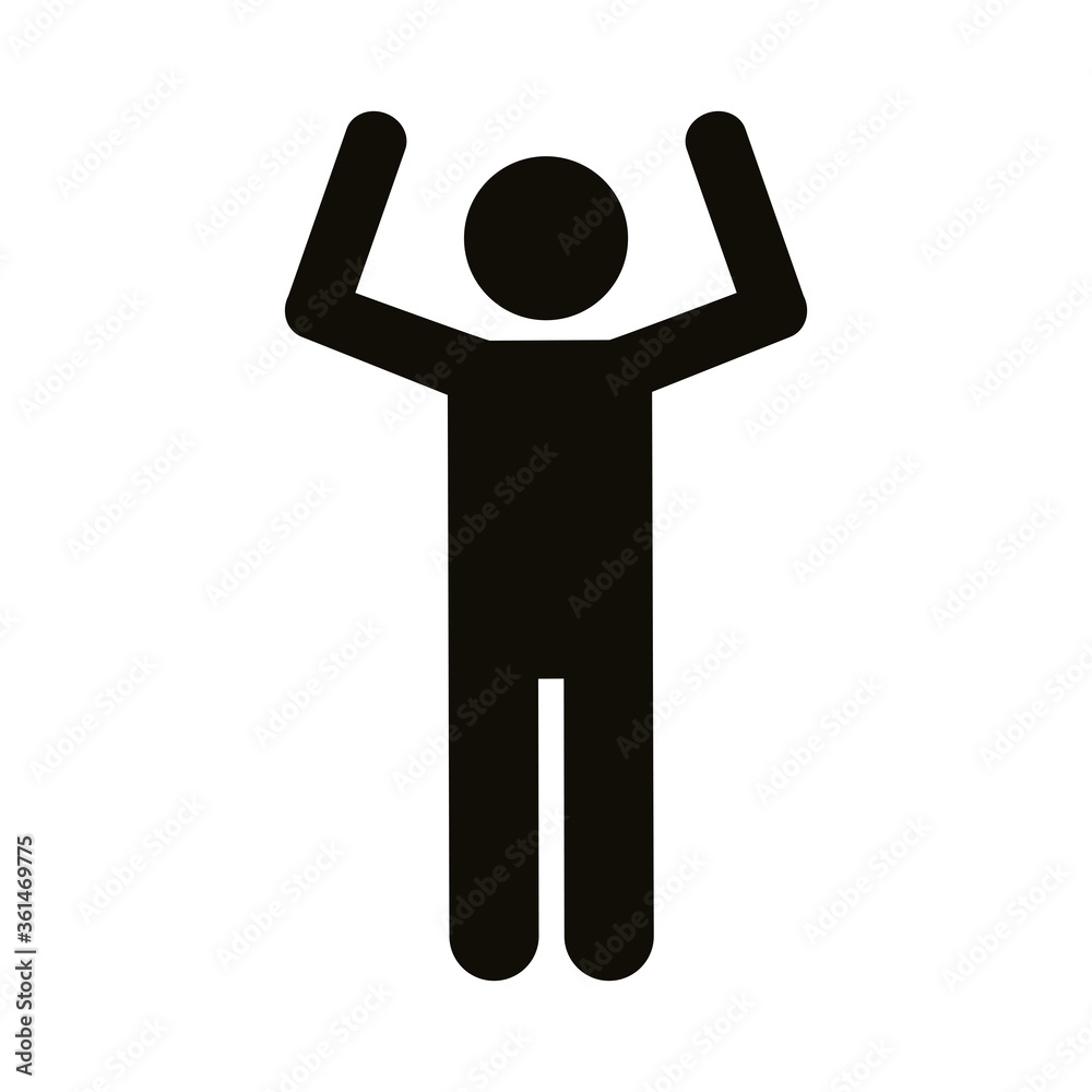 winner champion avatar figure silhouette style winner champion avatar figure silhouette style