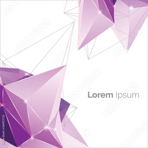 Abstract faceted background