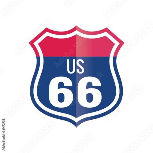 Route 66 sign