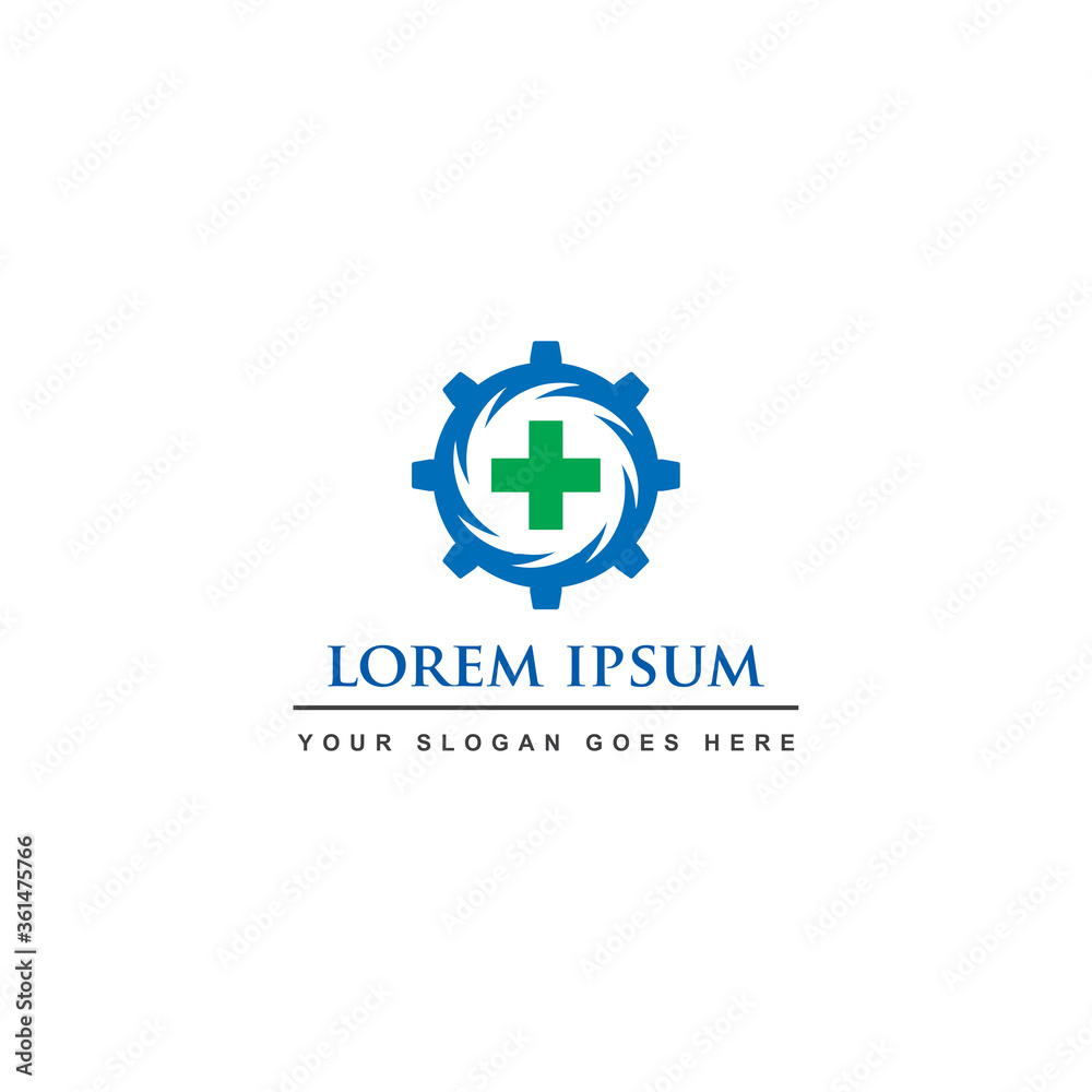 medical service logo , healthy setting logo medical service logo , healthy setting logo