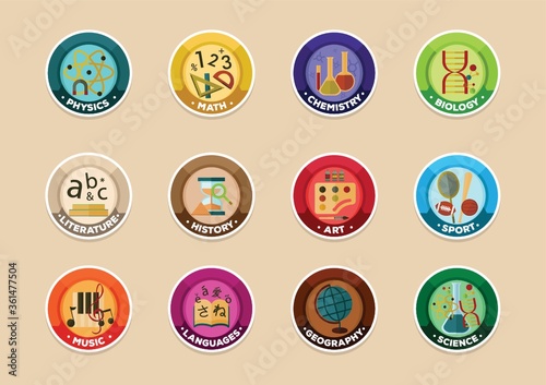 Subject labels set