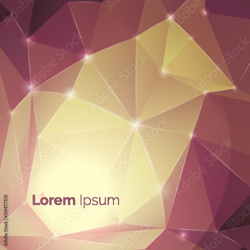 Abstract faceted background