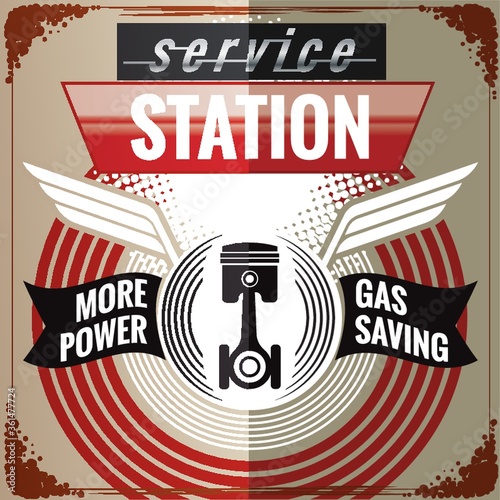 Service station design