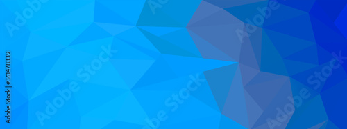 Abstract background with colorful triangles structure for banner