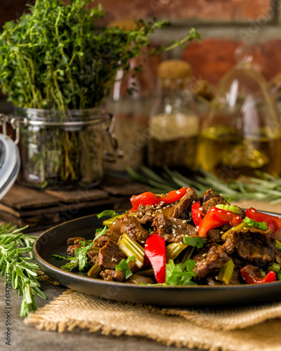 Meat with vegetables