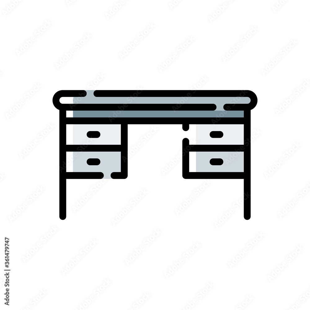 table icon in filled line style. vector illustration for graphic design, website, UI isolated on white background. EPS 10 table icon in filled line style. vector illustration for graphic design, website, UI isolated on white background. EPS 10