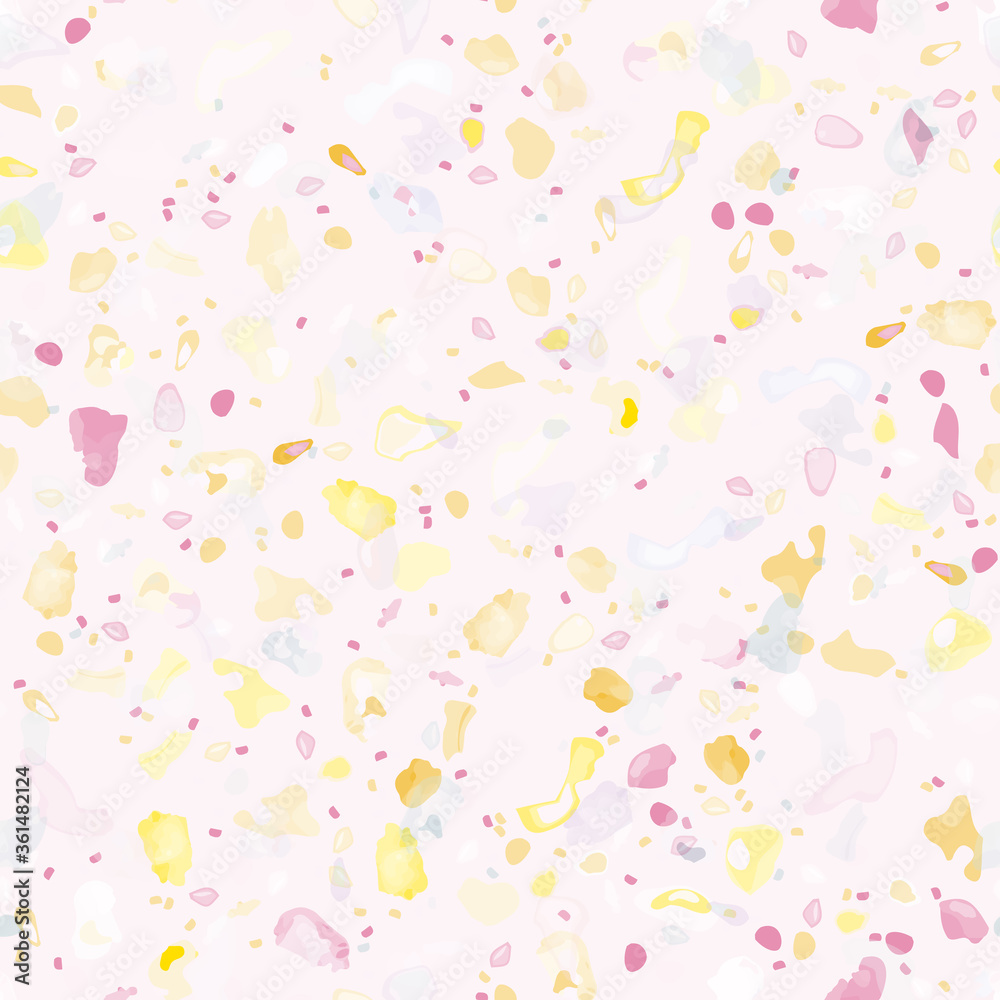 Fototapeta premium Terrazzo Texture Vector. Flooring Seamless Pattern