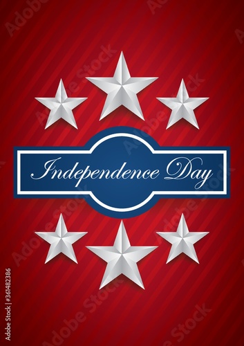 USA independence day poster