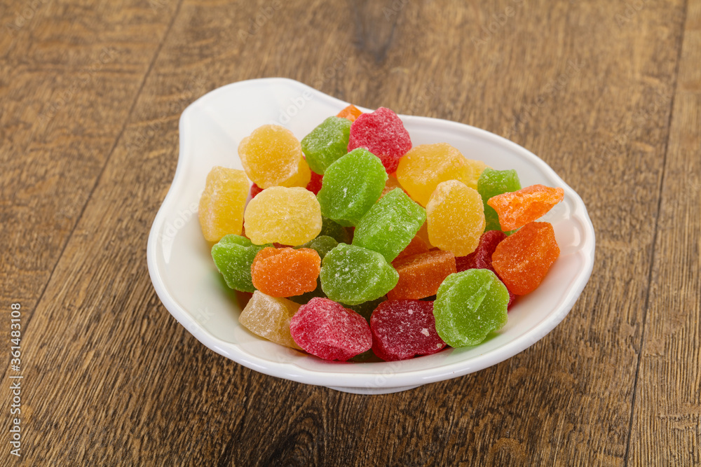 Sweet candied fruit Sweet candied fruit